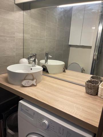 Studio Cabine Vue Mer Et Port 카르농 플라주 외부 사진